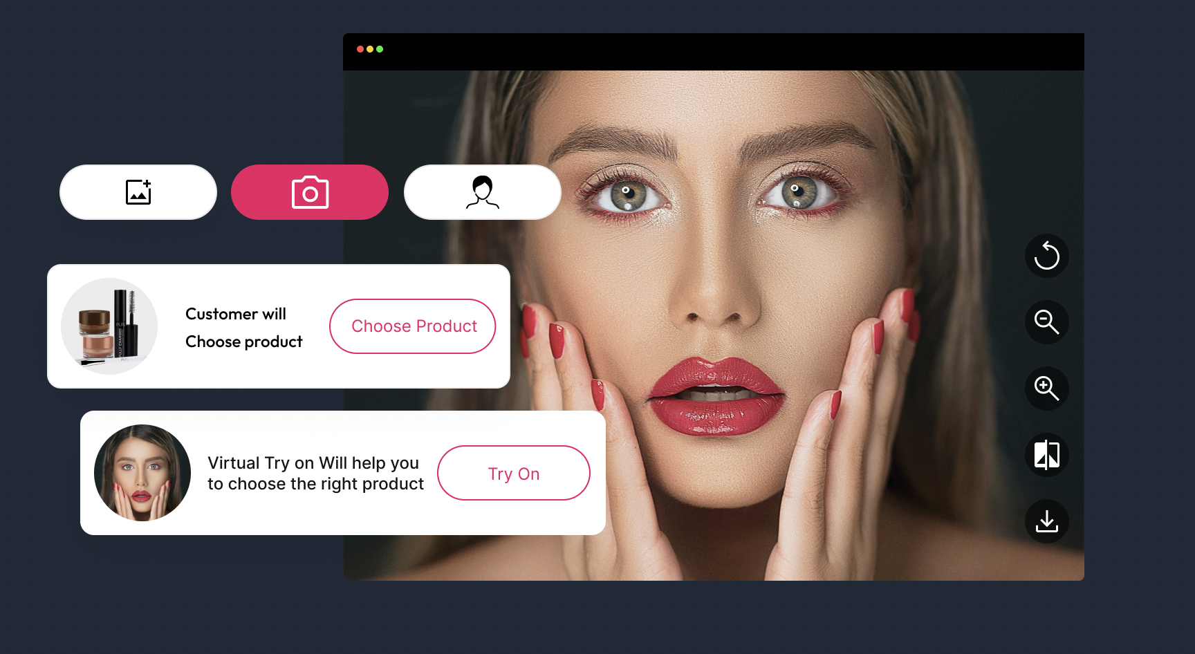 Virtual Makeup Tryon Metapix AI